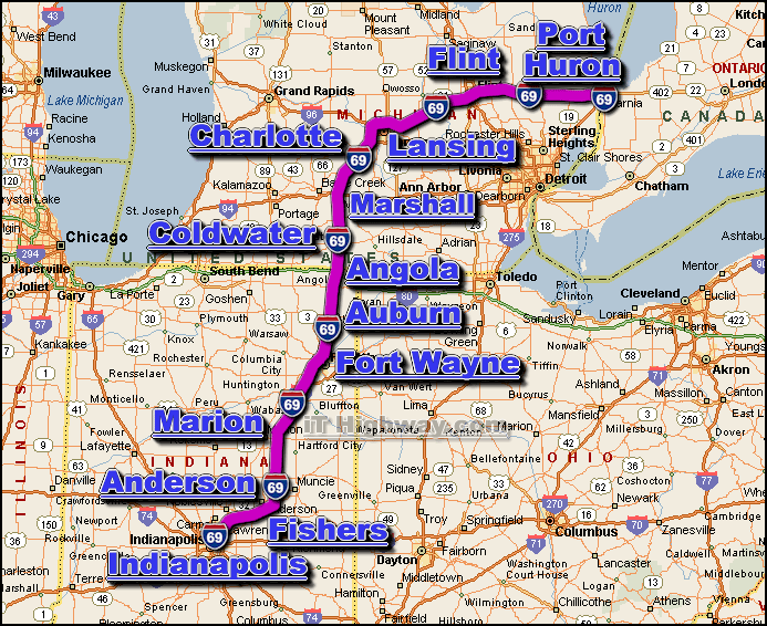 i-69 road and traffic conditions