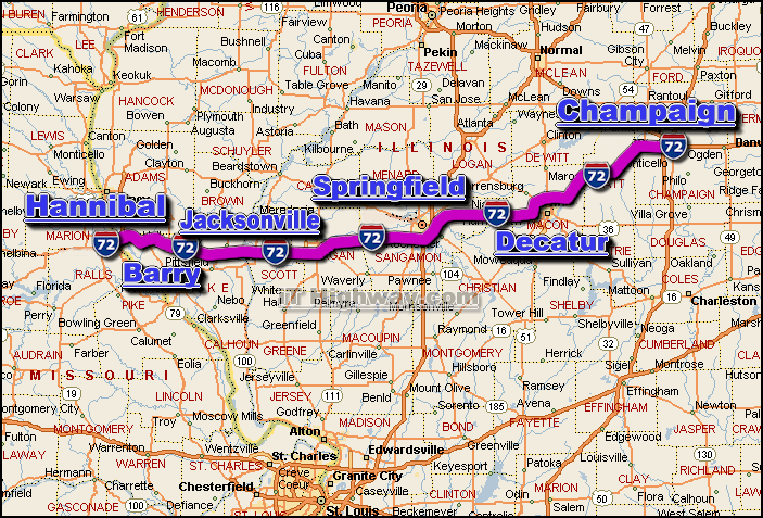 i-72 road and traffic conditions