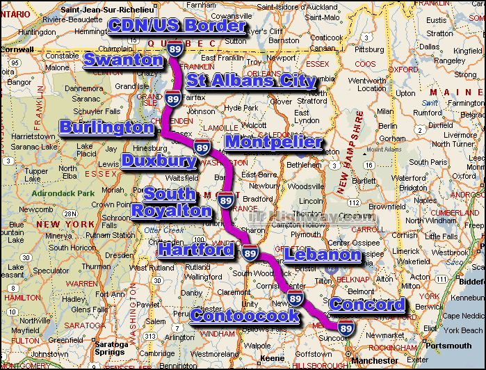 i-89 road and traffic conditions