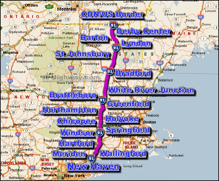 i-91 road and traffic conditions