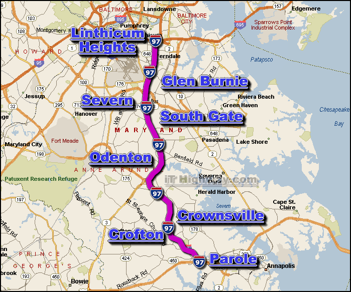 i-97 road and traffic conditions